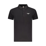 Accademia Militare Black Cotton Polo Shirt