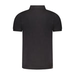 Accademia Militare Black Cotton Polo Shirt