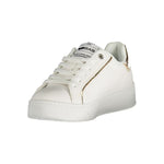 Gas White Polyester Sneaker