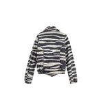 Retrofête Black And White Cotton Blazer