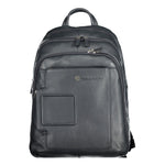 Piquadro Blue Leather Backpack