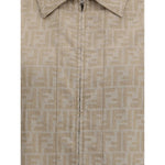 Fendi Chambray cropped Jacket