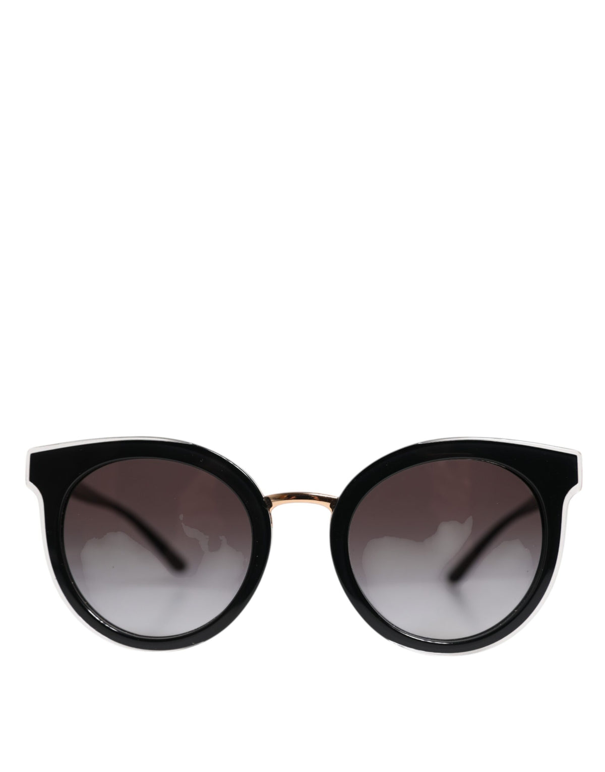 Dolce & Gabbana Black Transparent Trim Round DG4371-F Eyewear Sunglasses