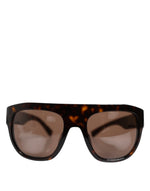 Dolce & Gabbana Dark Brown Havana DG4398F Square Frame Eyewear Sunglasses