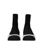 Kenzo Black Leather Ankle Boots