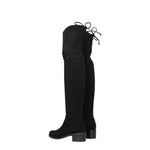 Stuart Weitzman Black Leather Over The Knee