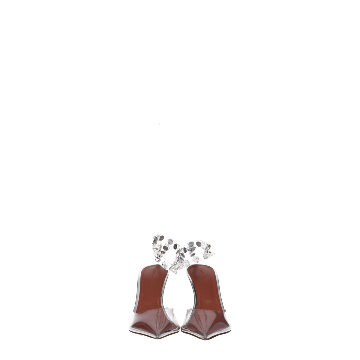 Amina Muaddi Transparent Pvc High Heel Pumps