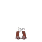 Amina Muaddi Transparent Pvc High Heel Pumps