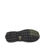 Off-White Black Leather Slip-On Loafers
