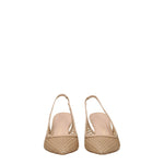 Stuart Weitzman Beige Leather High Heel Pumps