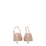 Stuart Weitzman Pink Leather Mid Heel Pumps