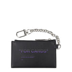Off-White Black Leather Wallets
