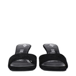 The Attico Black Leather Platforms
