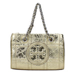 Tory Burch Gold Leather Handbags