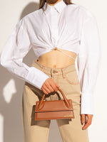 Jacquemus Le Chiquito Long Brown Bag