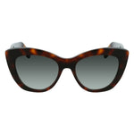 Salvatore Ferragamo Brown Acetate Sunglasses