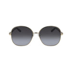 Salvatore Ferragamo Gold Metal Sunglasses