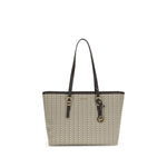 Michael Kors Quinn large jacquard logo Tote Bag