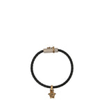 Versace Black Leather Bracelets