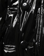 Dolce & Gabbana Polyester Black Quilted Puffer CoatJacket