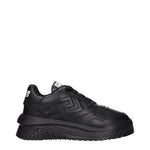 Versace Black Leather Chunky Sneakers