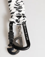 Dolce & Gabbana Multicolor Polyester Tape String DG Logo Keychain Keyring