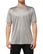 Dolce & Gabbana Beige Hazelnut Cotton Shortsleeve Shirt T-shirt