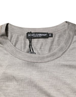 Dolce & Gabbana Beige Hazelnut Cotton Shortsleeve Shirt T-shirt