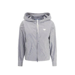 Prada Striped hooded Jacket