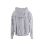Prada Striped hooded Jacket