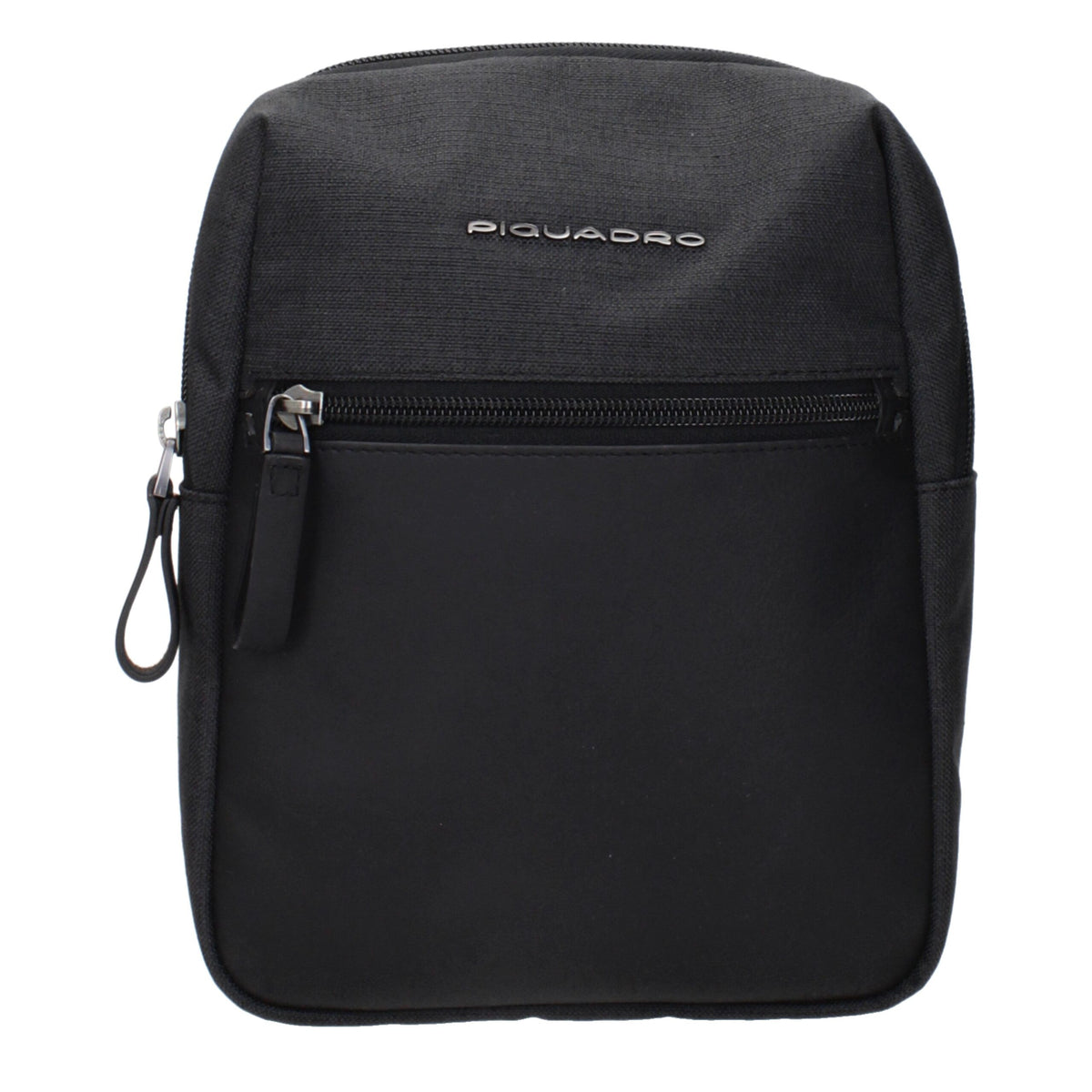 Piquadro Black Fabric Crossbody Bags