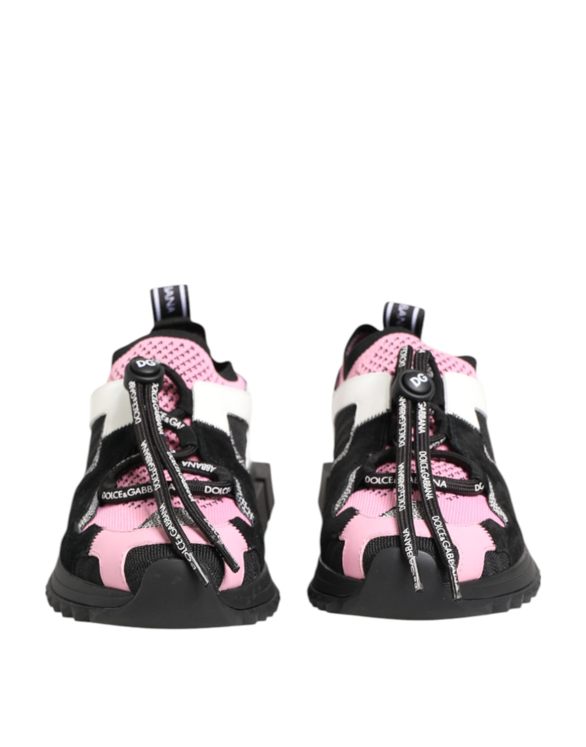 Dolce & Gabbana Pink Mesh Sorrento Trekking Sneakers Shoes