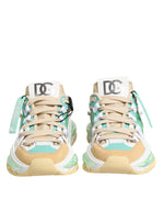 Dolce & Gabbana Multicolor Leather Airmaster Low Top Sneakers Shoes