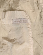 Dolce & Gabbana Beige Nylon Beachwear Men Boxer Short Swimwear