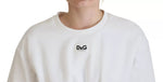 Dolce & Gabbana White Cotton Corset Stretch TopT-shirt