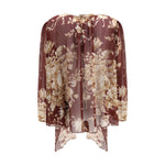 Dolce & Gabbana Silk chiffon floral Shirt