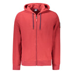 Norway 1963 Red Polyester Men's Hooded Sweater