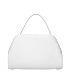 Salvatore Ferragamo White Leather Shoulder Bags