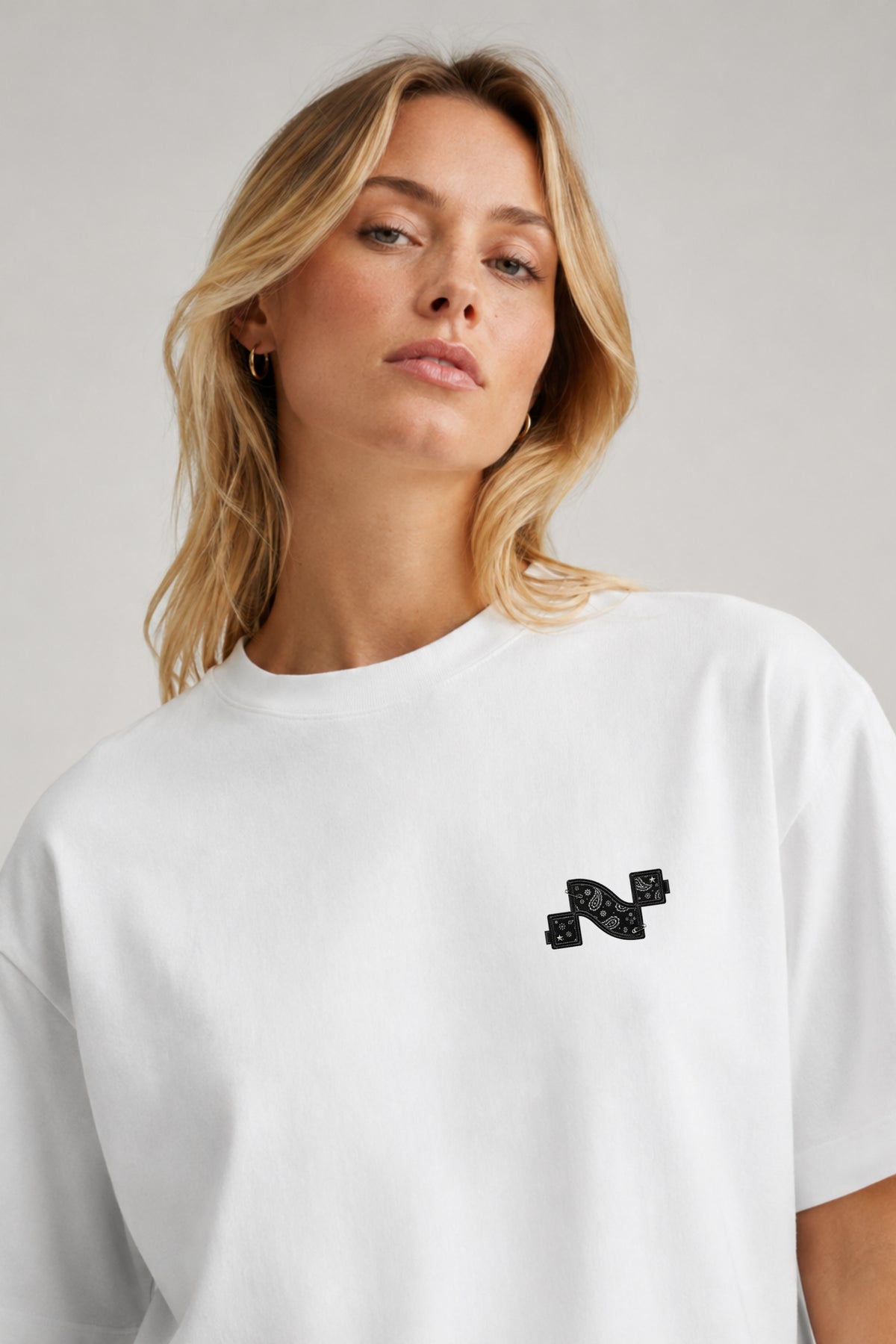 Noctilupus Midnight Paisley T Shirt in White