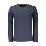 Hugo Boss Blue Cotton Men T-Shirt