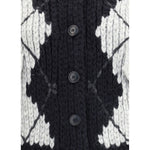 Ermanno Scervino Wool argyle-patterned Cardigan