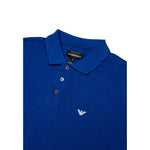 Emporio Armani Blue Cotton Polo Shirt