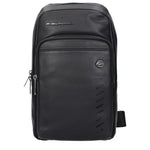 Piquadro Black Leather Crossbody Bags