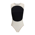 Courrèges ILLUSION CIRCLE SATIN BODYSUIT