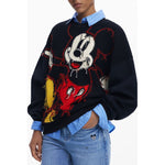 Desigual Black Cotton Women Sweater