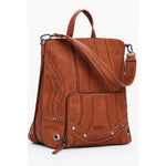 Desigual Brown Polyethylene Women Mini Backpack