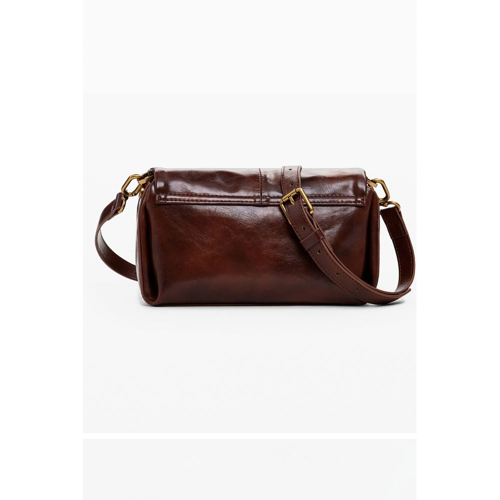 Desigual Brown Polyethylene Women Handbag