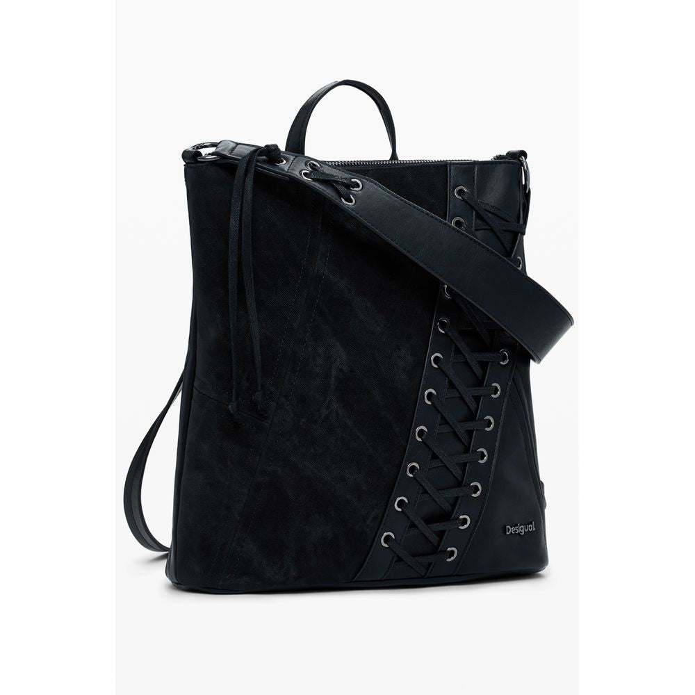 Desigual Black Polyethylene Women Backpack