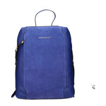 Piquadro Blue Leather Backpacks