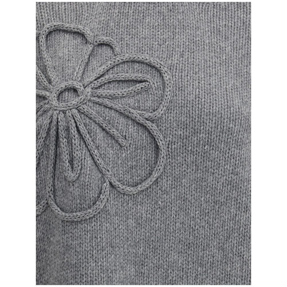 Bruno Manetti Embroidered flower Sweater
